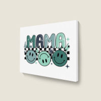 Grunge Boy Mama Landscape Canvas Print | Artistshot