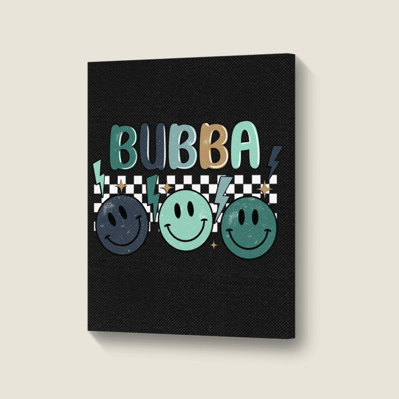 90s Retro Sibling Bubba Portrait Canvas Print | Artistshot