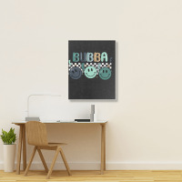 90s Retro Sibling Bubba Portrait Canvas Print | Artistshot