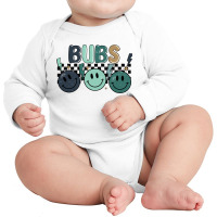 90s Retro Sibling Bubs Long Sleeve Baby Bodysuit | Artistshot