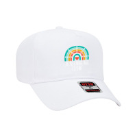 Dual Language Crew Rainbow Bilingual Teacher Dual Language T Shirt Adjustable Baseball Cap | Artistshot