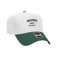 Wagoner Oklahoma Ok Vintage State Athletic Style T Shirt Adjustable Baseball Cap | Artistshot