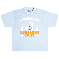 Mens Funny Father And Son Hunting Buddies Hunting Dad And Son Urban Heavy T-shirt | Artistshot