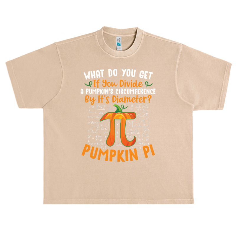 Pumpkin Pi Halloween Costume T  Shirt Funny Pumpkin Pi Halloween Costu Urban Heavy T-shirt | Artistshot