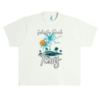 Family Vacation Retro Sunset Texas Galveston Beach Urban Heavy T-shirt | Artistshot