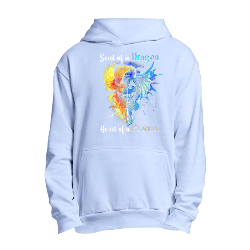 Soul Of A Dragon Heart Of A Phoenix T Shirt Urban Pullover Hoodie by cm-arts | Artistshot