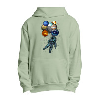 Astronaut Space Balloons Moon Mars Planets  Astronaut Urban Pullover Hoodie | Artistshot