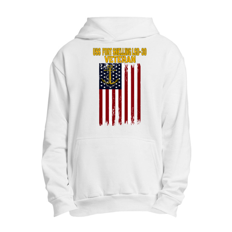 Uss Fort Snelling Lsd 30 Dock Landing Ship Veterans Day Urban Pullover Hoodie by AnaMercedesContreras | Artistshot