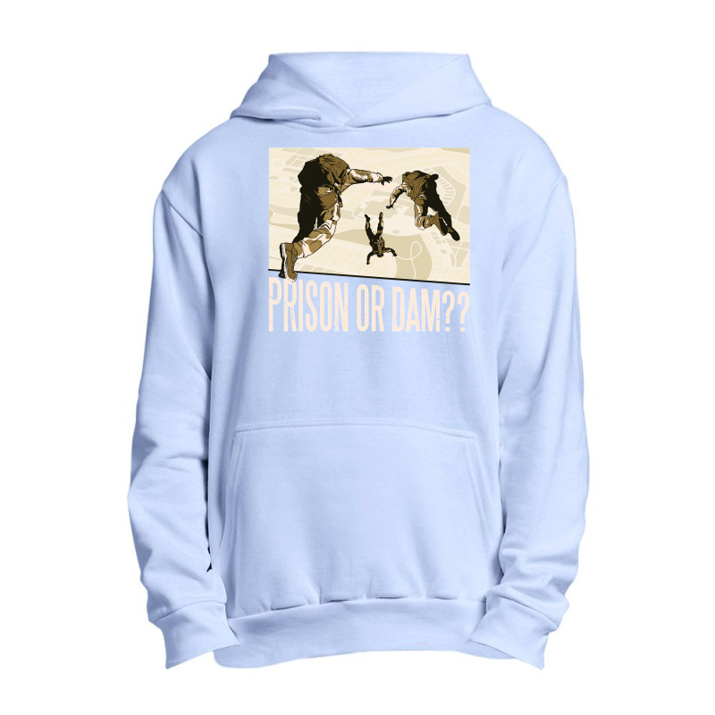 Prison Or Dam - Battle Royal Urban Pullover Hoodie | Artistshot