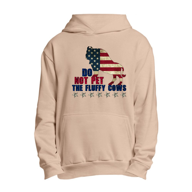 Do Not Pet The Fluffy Cows American  Bison  American Bison  Fluffy Cow Urban Pullover Hoodie by EricWade | Artistshot