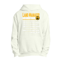 Land Manager Hourly Rate   Funny Property Manager T Shirt Urban Pullover Hoodie | Artistshot