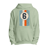 Retro Racing Stripes Urban Pullover Hoodie | Artistshot