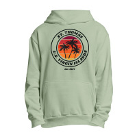 Original St. Thomas Virgin Islands Palm Tree Novelty Art T Shirt Urban Pullover Hoodie | Artistshot