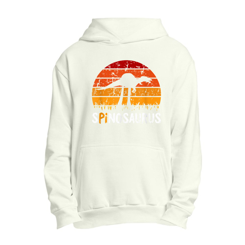 Spinosaurus Pi Day Retro Math Symbols Teacher Student Gifts Mask Urban Pullover Hoodie | Artistshot