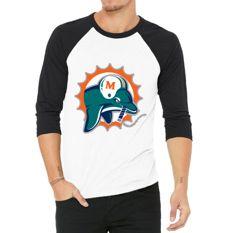 Dolphins Speed 3/4 Sleeve Shirt | Artistshot