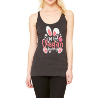 Vegan Design T  Shirt Bunny Ears I'm The Vegan Bunny Matching Easter V Racerback Tank | Artistshot