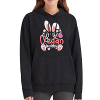 Vegan Design T  Shirt Bunny Ears I'm The Vegan Bunny Matching Easter V Vintage Hoodie | Artistshot