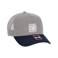 Straight Outta Nazareth Jesus Funny Christian T  Gift Mesh Back Trucker Hat | Artistshot