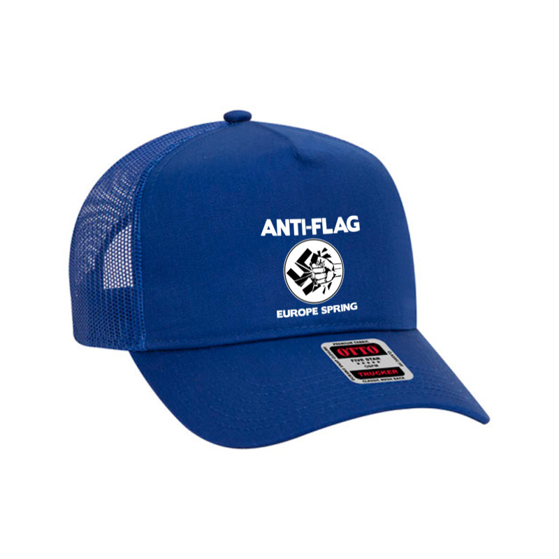 Turncoat Gie ##antiflag In Europe Spring Tour World And Music Rock Mesh Back Trucker Hat by silma | Artistshot