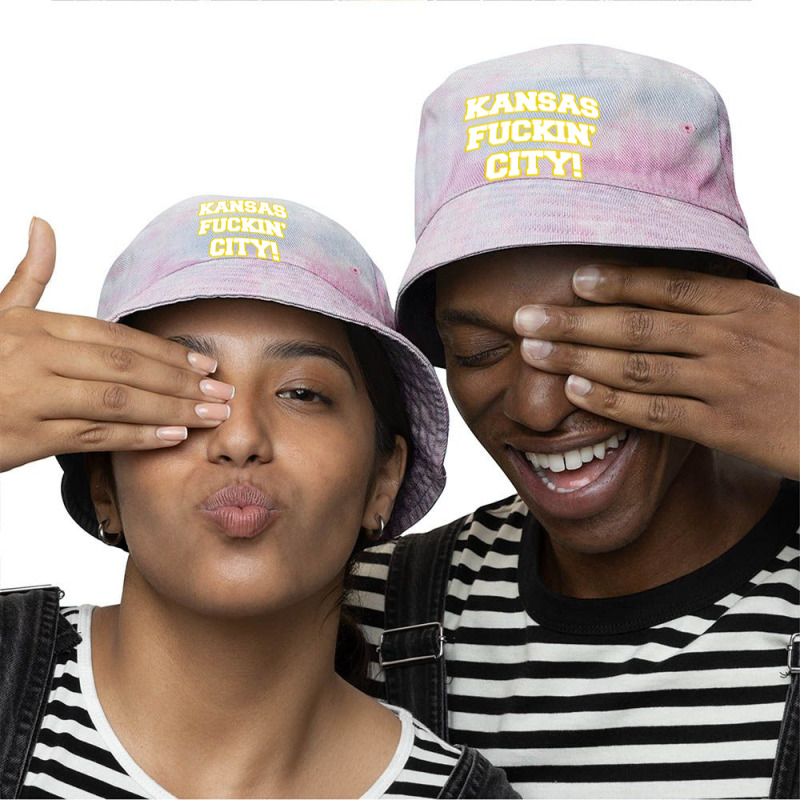 Kansas Fvckin City Tie Dyed Bucket Hat | Artistshot