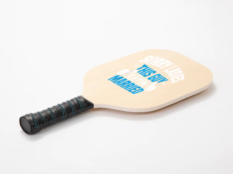 Mens Sorry Ladies Bachelor Party Stag Groomsmen Getaway Wedding For Fa Pickleball Paddle | Artistshot