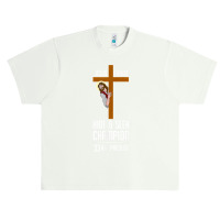 Funny Jesus Christ Hide & Seek Champion Atheism Urban Heavy T-shirt | Artistshot