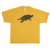 Snapping Turtle Distressed Print   Vintage Snapping Turtle T Shirt Urban Heavy T-shirt | Artistshot