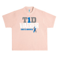 T1d Warrior Type 1 Diabetes Awareness Diabetic Urban Heavy T-shirt | Artistshot