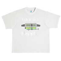 Pop Up Camper Camping Tent Trailer Rv Poppin Mobile Caravan Urban Heavy T-shirt | Artistshot