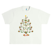 Borzoi Dog Lover Xmas Lights Borzoi Christmas Tree Urban Heavy T-shirt | Artistshot