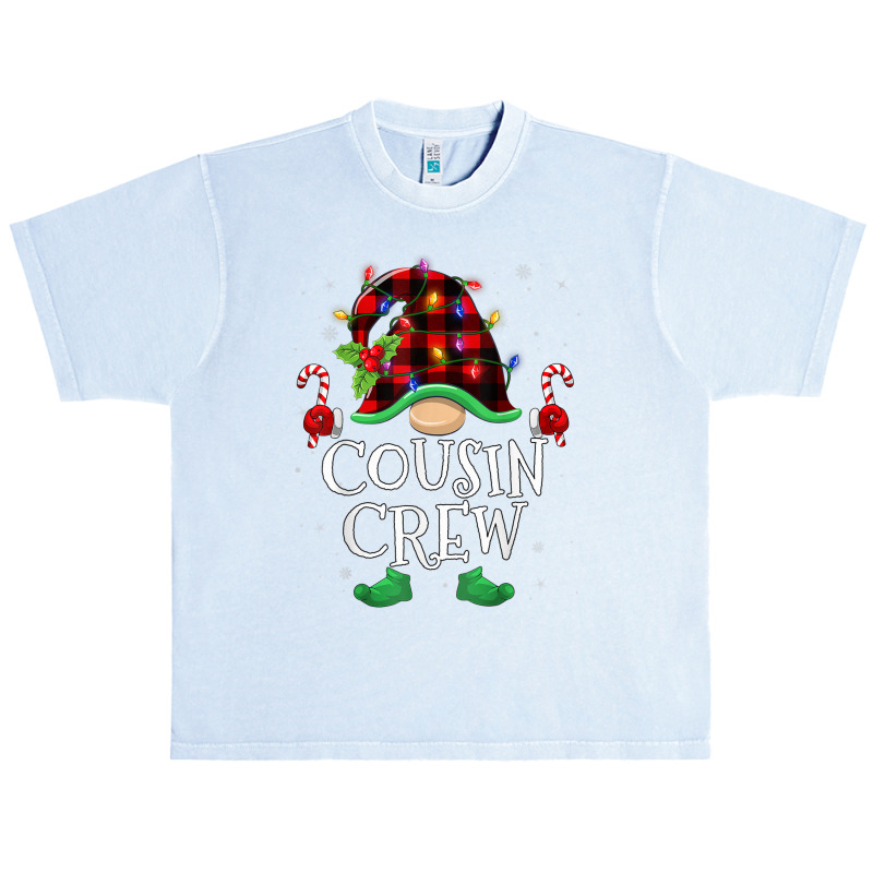 Cousin Crew Gnome Buffalo Plaid Family Christmas Pajama Urban Heavy T-shirt | Artistshot