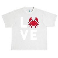 I Love Crabs Cute Crab Lover Crustacean Seafood Crab Urban Heavy T-shirt | Artistshot