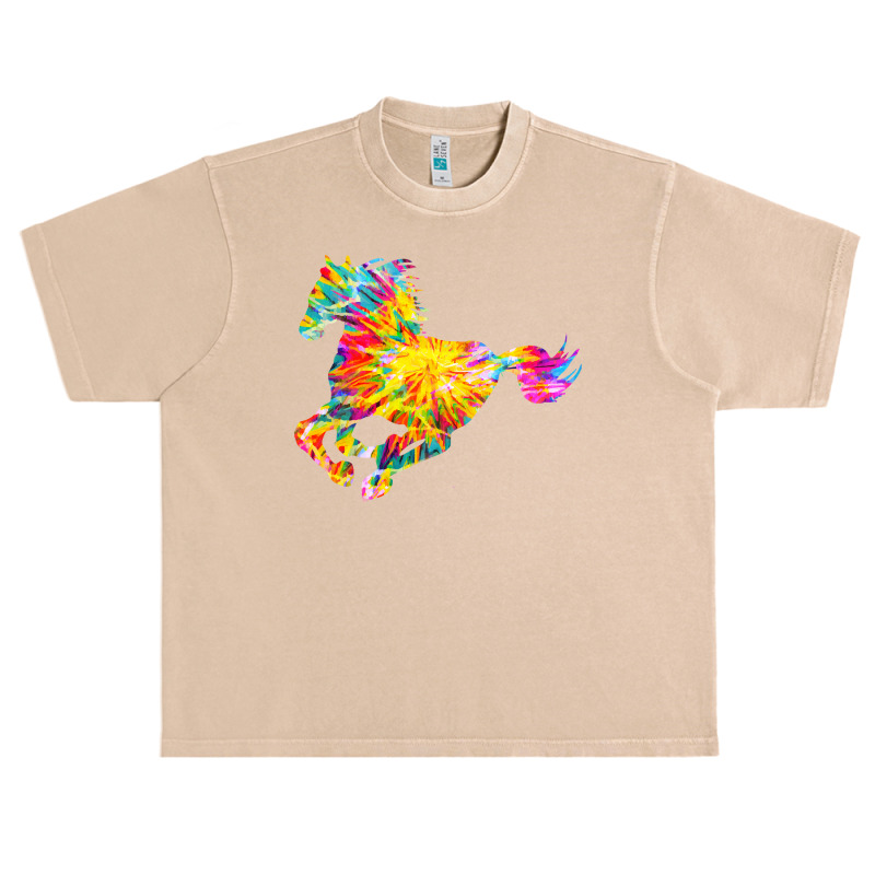 Tie Dye Horse T  Shirt T I E D Y E A B S T R A C T H O R S E T  Shirt Urban Heavy T-shirt | Artistshot