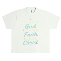 Child God Woman Faith Warrior Christ Jesus Christian Gift Urban Heavy T-shirt | Artistshot