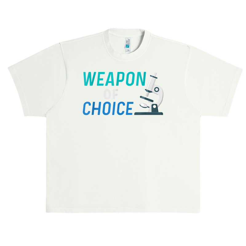 Weapon Of Choice Scientist Microscope T Shirt Urban Heavy T-shirt | Artistshot