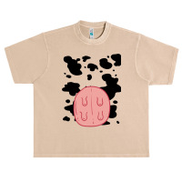 Cow Udder Pattern Funny Lazy Diy Costume Easy Halloween Urban Heavy T-shirt | Artistshot