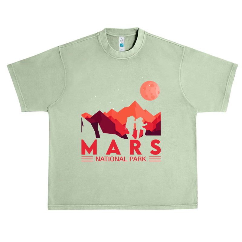 Red Mars Planet  Space National Park  Funny Mars Urban Heavy T-shirt | Artistshot