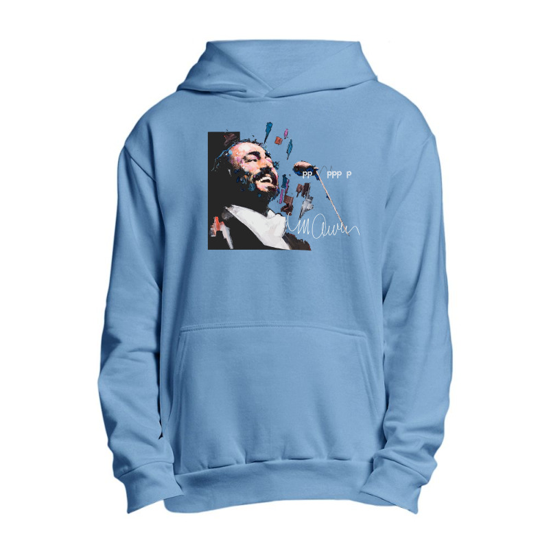 Original Portrait Of Luciano Pavarotti Shirt Urban Pullover Hoodie | Artistshot