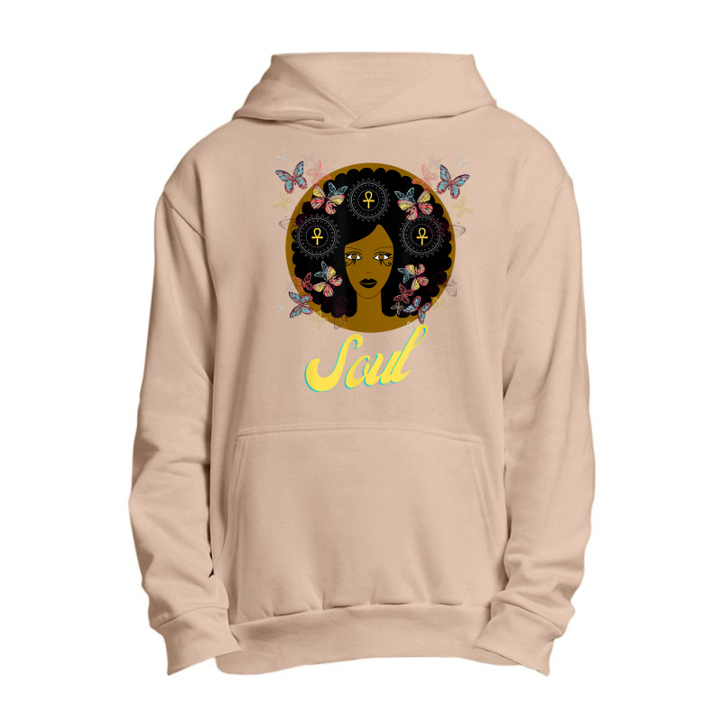 Classy Womens African Head Wrap Black Pride - Soul Sista Video Games C Urban Pullover Hoodie by RoyDesign | Artistshot