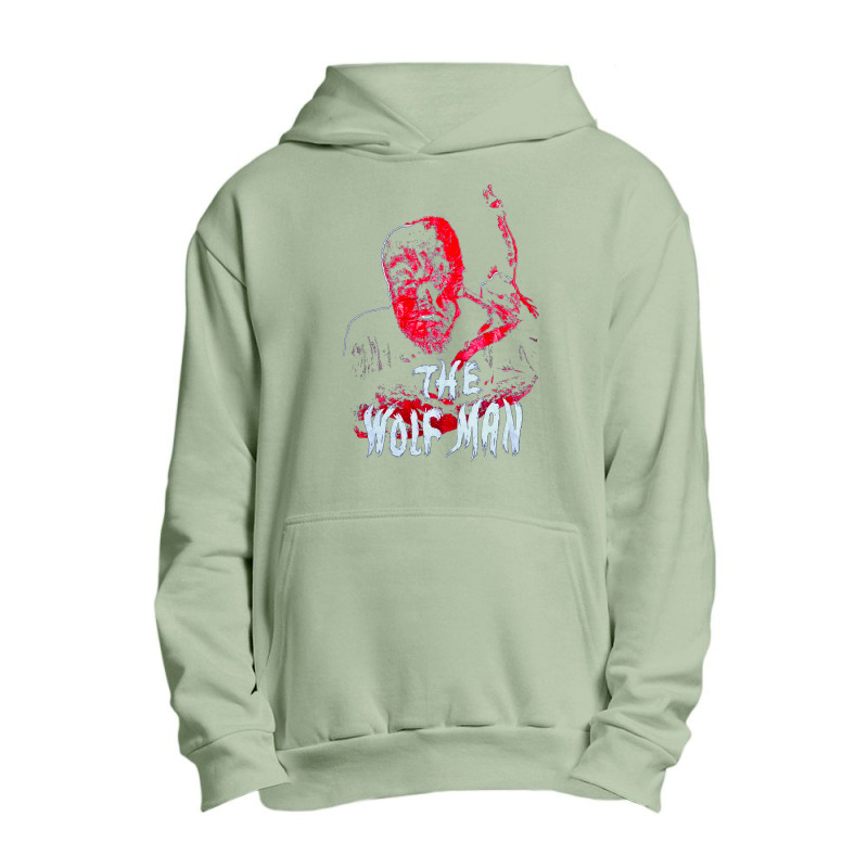 J089 Vintage The Wolf Man Movie, J089 Vintage The Wolf Man Movie Art,  Urban Pullover Hoodie | Artistshot