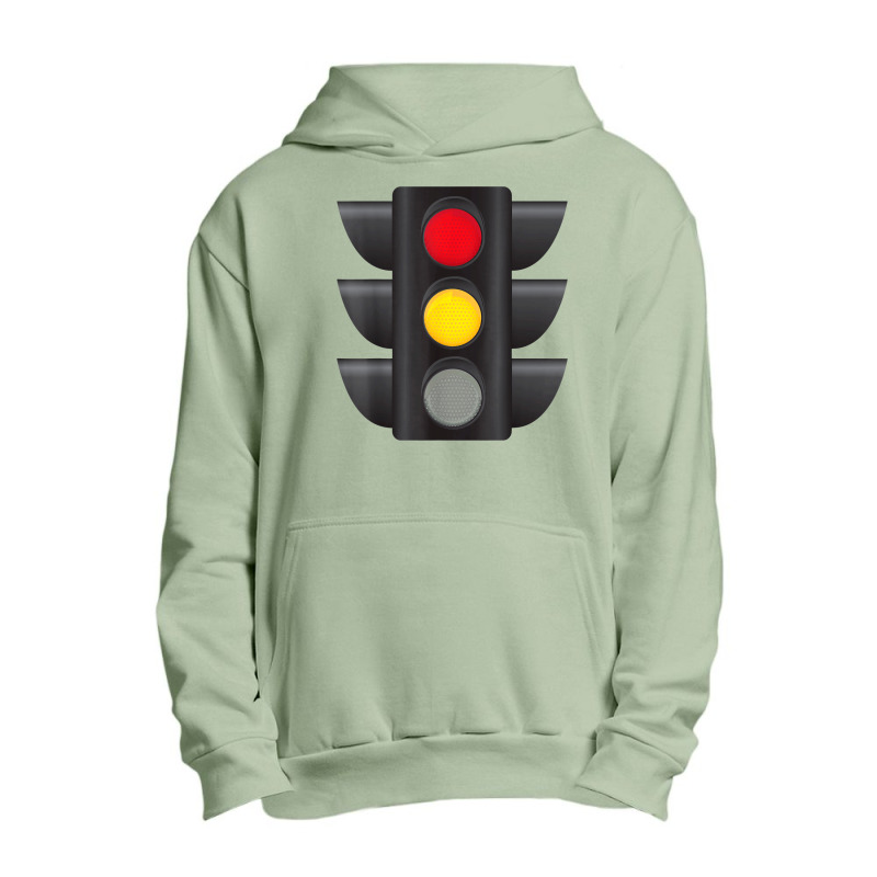 Traffic Light Halloween Costume Stop Go Green Yellow Red Urban Pullover Hoodie | Artistshot