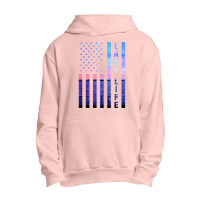 Lake Life American Flag Dock Sunset Wakeboarder Power Boat Urban Pullover Hoodie | Artistshot