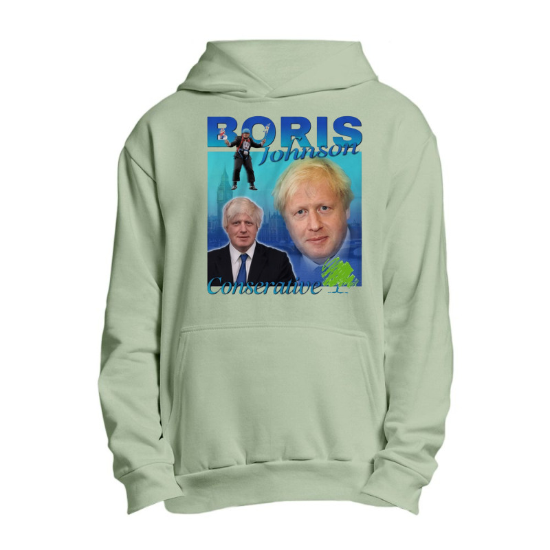 Boris Johnson, Conservative, Boris Johnson Vintage, Boris Johnson Pain Urban Pullover Hoodie by cm-arts | Artistshot