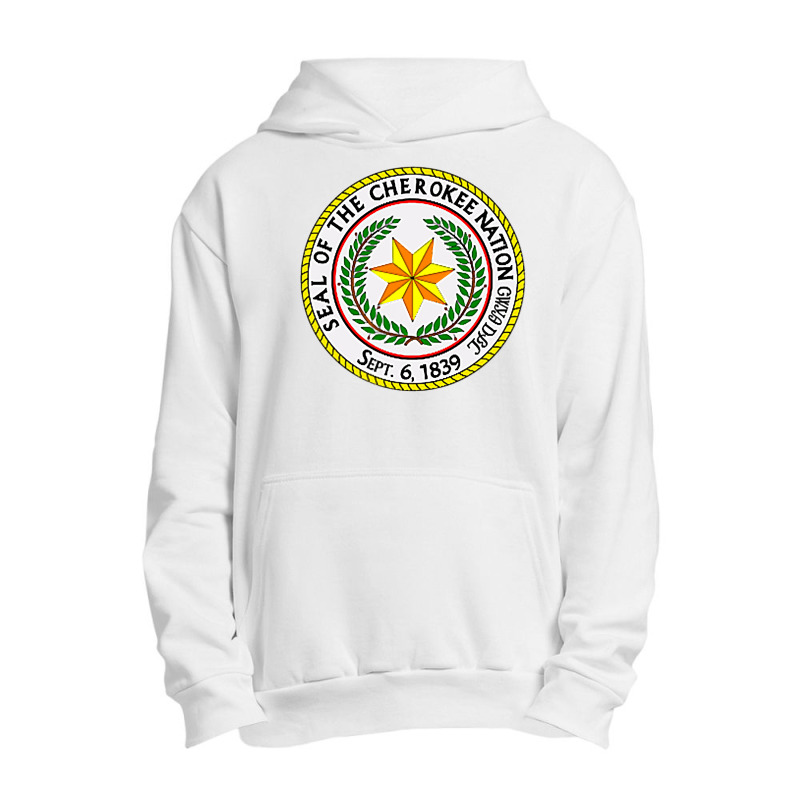 Double Sided Seal Of The Cherokee Nation Native American Urban Pullover Hoodie | Artistshot