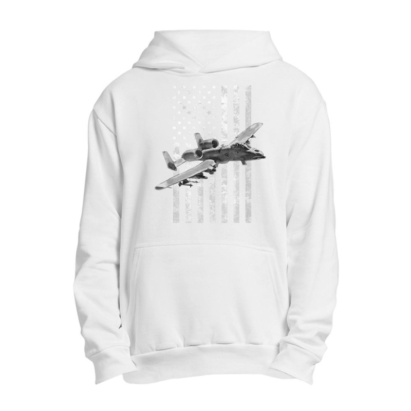 A-10 Thunderbolt Ii American Flag - A-10 Warthog Urban Pullover Hoodie | Artistshot