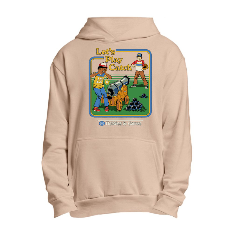 Lets Play Catch Classic Urban Pullover Hoodie | Artistshot