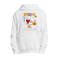 Boo Halloween Costume Spooky Asl Interpreter Urban Pullover Hoodie | Artistshot