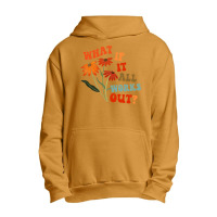 What If It All Works Out Funny Urban Pullover Hoodie | Artistshot