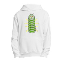 Green Caterpillar Character Cute Animal Halloween Costume Urban Pullover Hoodie | Artistshot