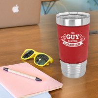 Guy Is Getting Married Groom Bachelor Party For Fans Leatherette Tumbler | Artistshot